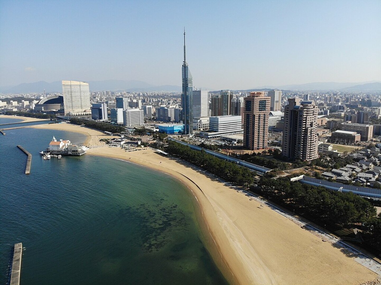Fukuoka City Skyline Seaside Momochi